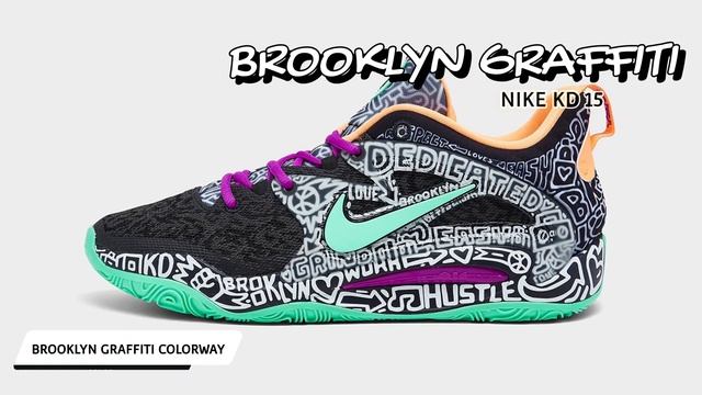 Brooklyn-Style Graffiti Coats Kevin Durant’s Latest Nike KD 15 смотреть онлайн