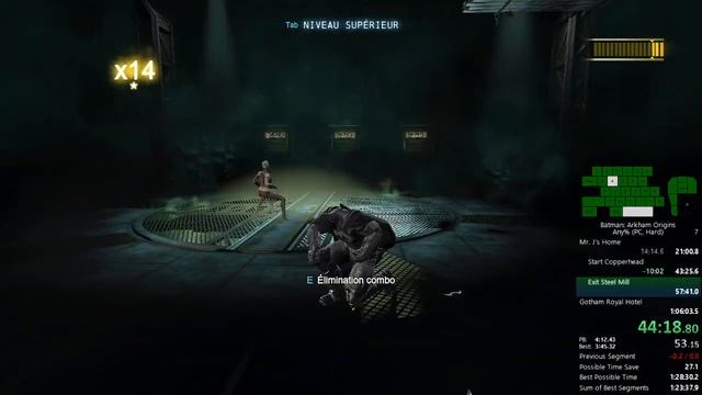 Batman: Arkham Origins Speedrun Any% Hard (1:28:22) [PB] смотреть онлайн