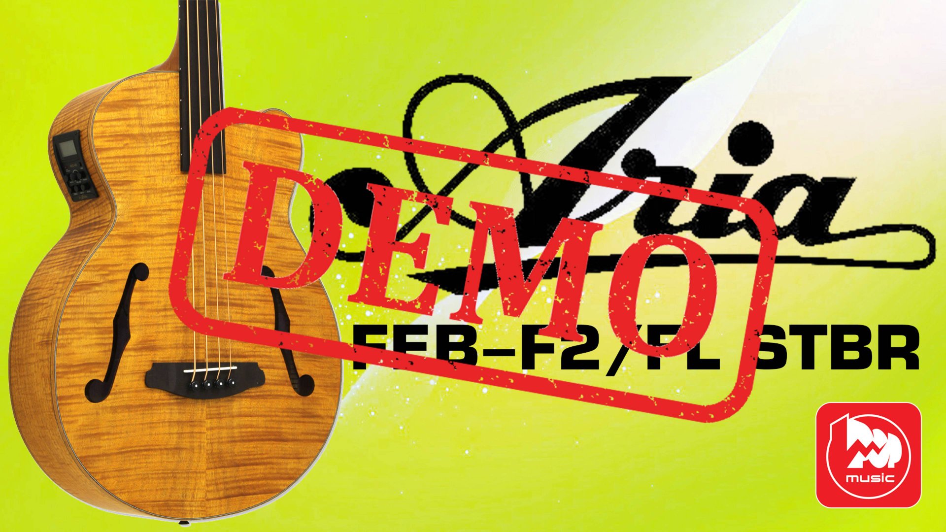 Электроакустический бас ARIA FEB-F2/FL - демонстрация звучания смотреть онлайн