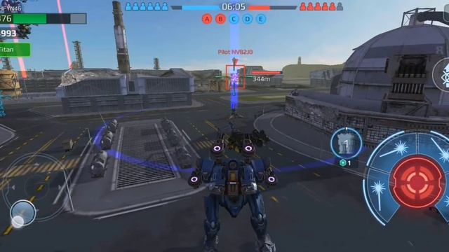 War Robots. Тест сервер. Новый робот "Скорпион" смотреть онлайн