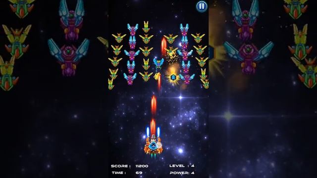 Galaxy Attack: Alien Shooter هجوم غالاكسي: مطلق النار الغريبة المستوى 4 смотреть онлайн