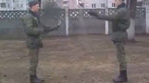 рота почётного караула с шашками