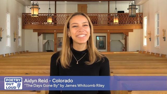 Poetry Out Loud: Aidyn Reid recites "The Days Gone By" by James Whitcomb Riley смотреть онлайн
