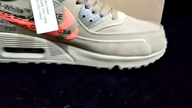 shoeout.ru -Off-White x Nike Air Max 90 “Desert Ore” AA7293-200 смотреть онлайн
