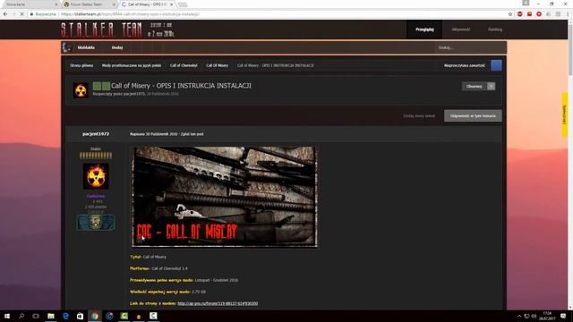 Jak zainstalować KAŻDEGO moda do S.T.A.L.K.E.R.a смотреть онлайн