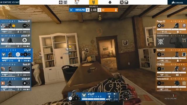 Virtus.pro vs G2 Esports - European League Stage 2 Jornada 6 #R6EUL смотреть онлайн