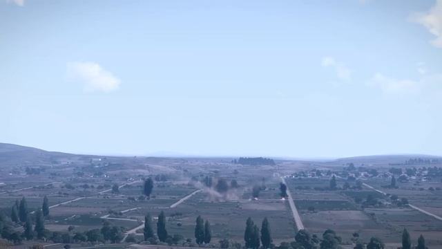 Long-range howitzer destroy Russian Tank Convoy ARMA 3 Simulation War ukraine смотреть онлайн
