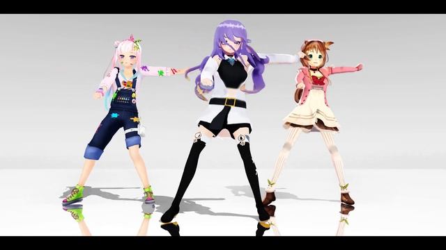Hololive ID Meme- Moona Hoshinova, Ayunda Risu & Iofi Debut 3D - Collab Dancing Together смотреть онлайн