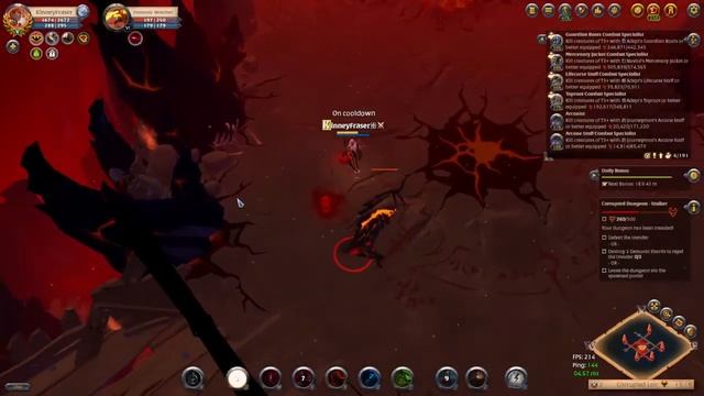 Lifecurse Staff vs Holy Staff - Stalker Corrupted Dungeon - Albion online смотреть онлайн