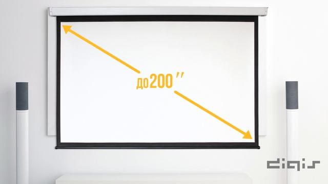 Проекционные экраны с электроприводом Digis серия Electra-F смотреть онлайн