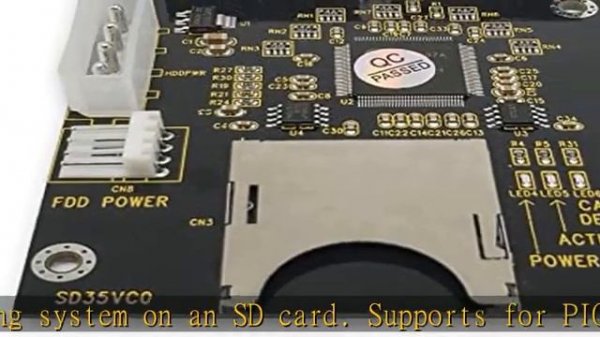 SonilcoⓇ SD SDHC Memory Card to 3.5" 40 Pin IDE Hard Disk Drive Adapter Secure Digital Converter