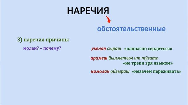 Урок №8. Наречие (Наречий)