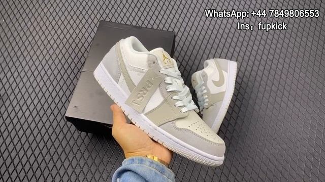 Fake Replica Air Jordan 1 Low Paris AJ1 From Fupkick смотреть онлайн