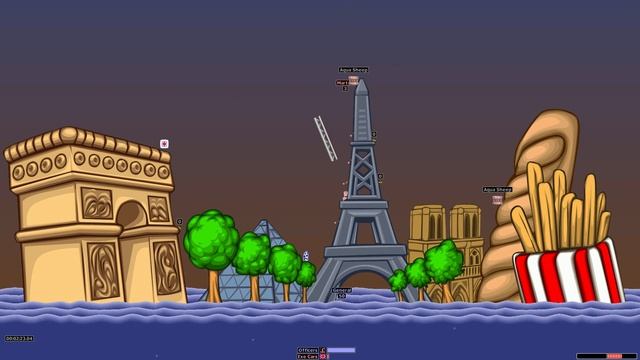 Worms Armageddon: Mission 9 Water Surprise - by the skin of my teeth! смотреть онлайн