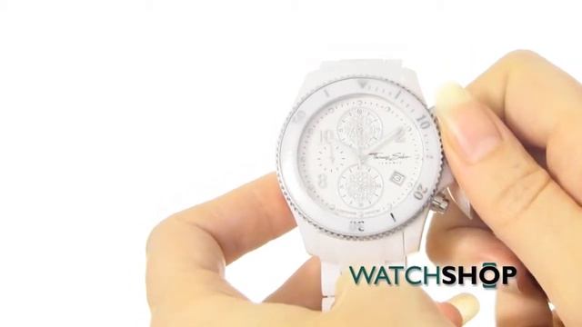 Thomas Sabo Ladies' Glam And Soul Ceramic Chronograph Watch (WA0178-206-202-40MM)