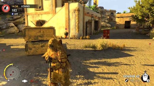 Sniper Elite 3 [Multiplayer] Floating Head Glitch смотреть онлайн