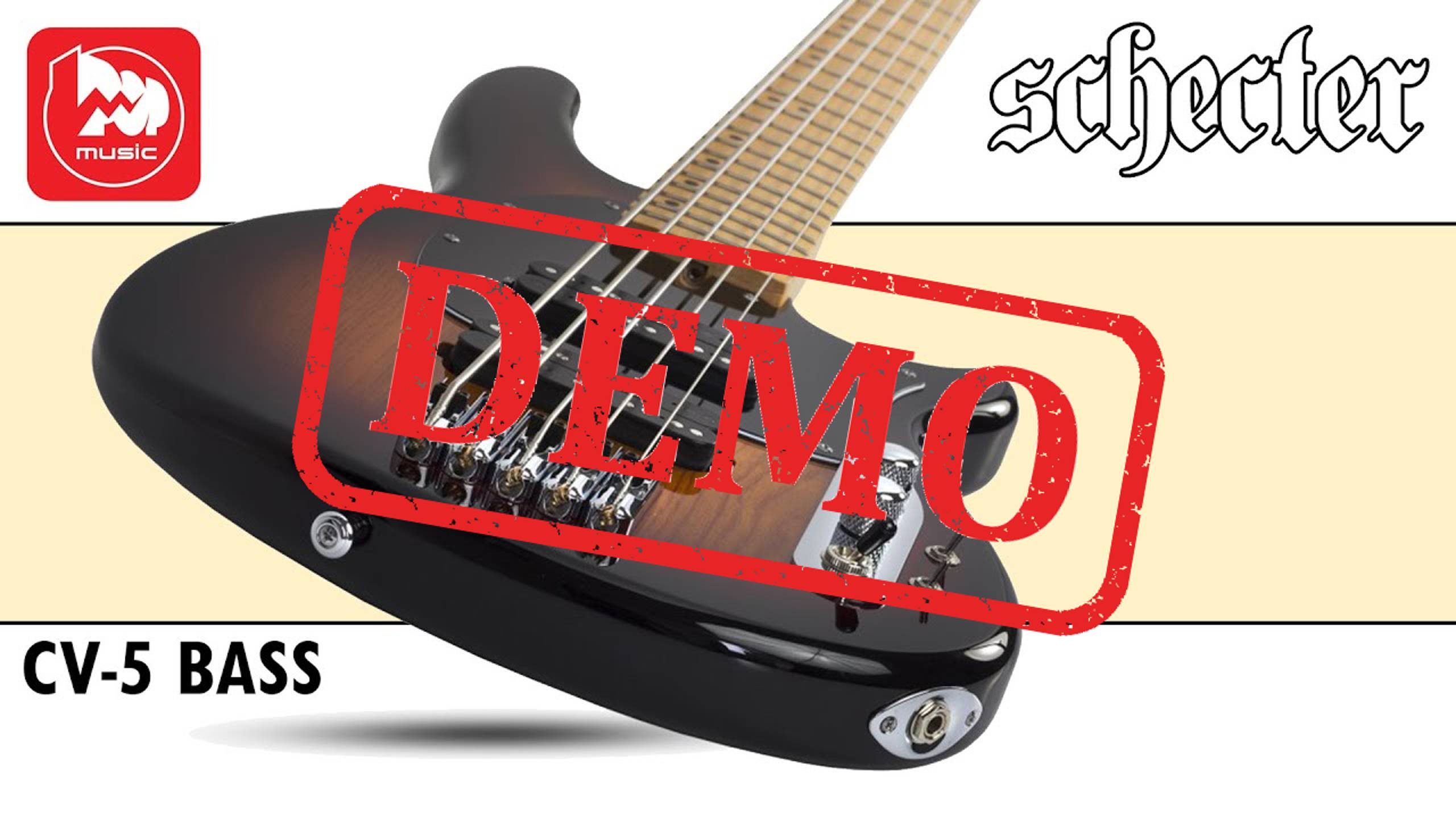 Бас-гитара SCHECTER CV-5 BASS IVY - демонстрация звучания смотреть онлайн