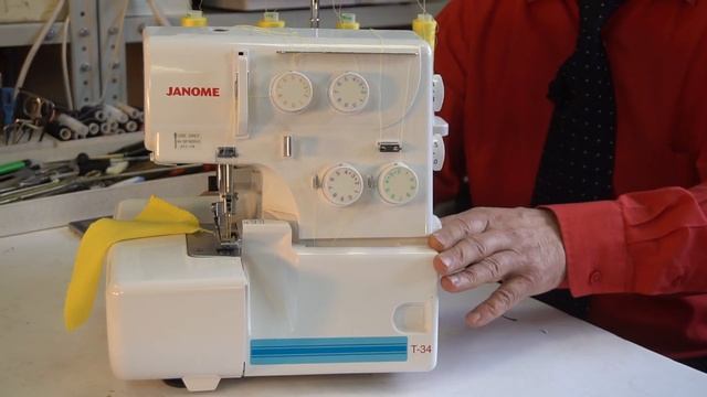 Чем отличается оверлок JANOME T-34 от JANOME 210D? смотреть онлайн