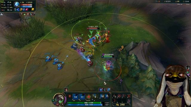 League of Legends играем за Твича в режиме - Жаба Стайл - Пробное видео
