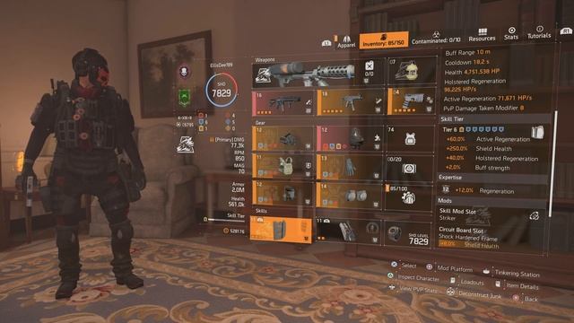 PVP Dark Zone & Conflict TANK 2M Armor 131K Regen Meta Build! - The Division 2 смотреть онлайн