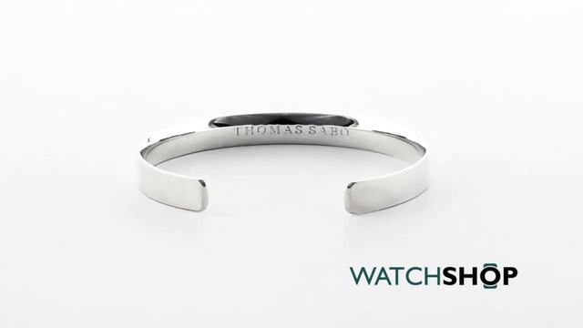 Thomas Sabo Jewellery Ladies' Sterling Silver LOVE CUFF BANGLE (AR088-001-12-L)