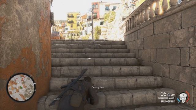 Sniper Elite 4 - Mission 2 - Bitanti Village - 1080p смотреть онлайн