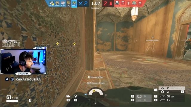 CARREGANDO O TIME JOGANDO DE SUPORTE! | RAINBOW SIX SIEGE смотреть онлайн