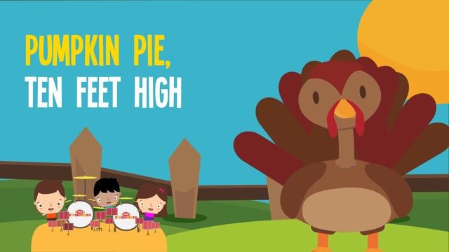 Thanksgiving Dinner Song Lyrics Video for Kids Thanksgiving Songs The Kiboomers смотреть онлайн