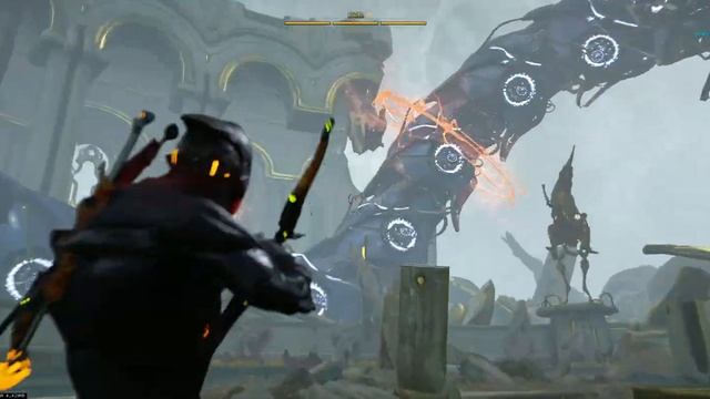 Warframe gameplay. This time Stalker is killing big flying worm :) смотреть онлайн