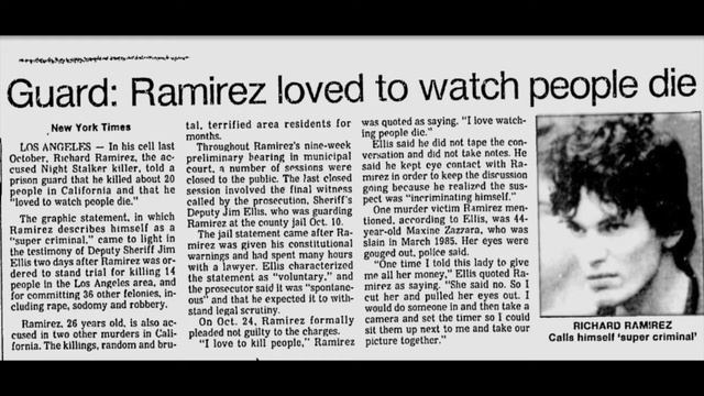 The NIGHT STALKER (Richard Ramirez)