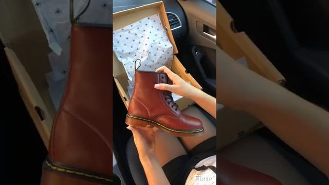 ✔️ Ботинки мужские, женские Dr. Martens 1460 Cherry Red (Доктор Мартинс) смотреть онлайн