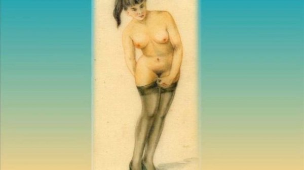Woman with Stockings - Paintings - 2/12