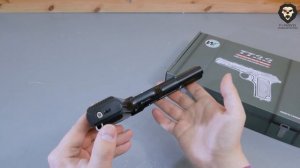 Страйкбольный пистолет WE WE-E012-BK (6 мм, TT) видео обзор 4k