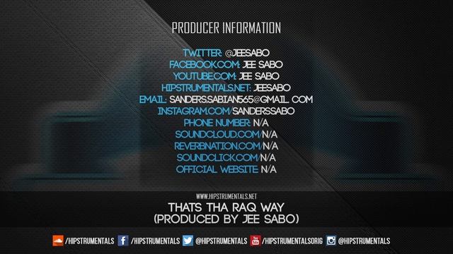 *BEAT* Thats Tha Raq Way (Prod. By Jee Sabo) [Hipstrumentals.net]