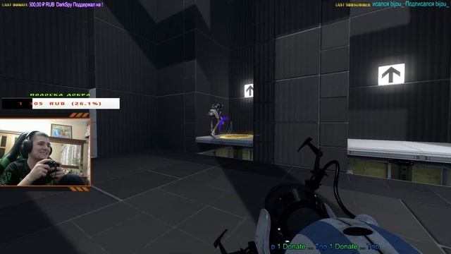 Portal 2 - Совместное прохождение #1 смотреть онлайн