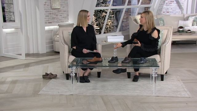 Clarks Leather Slip-on Shoes - Cheyn Madi on QVC смотреть онлайн