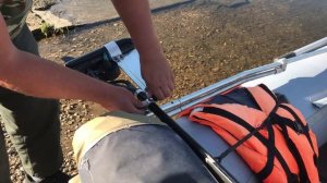 № 1. Электромотор 'Локация' с GPS и компасом для ПВХ лодки. Самоделка!