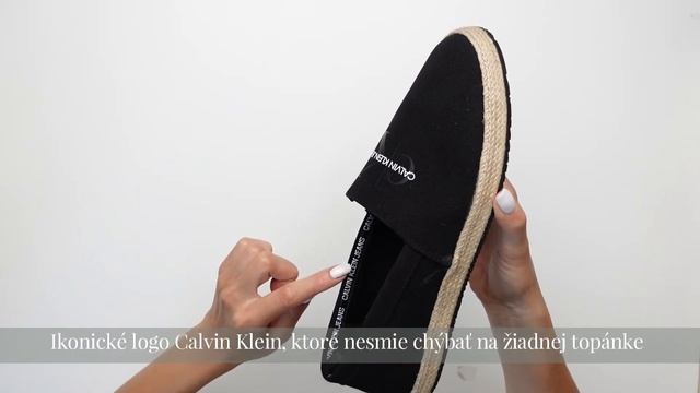 Calvin Klein pánske štýlové espadrilky - čierne YM0YM00010BDS-BLK смотреть онлайн