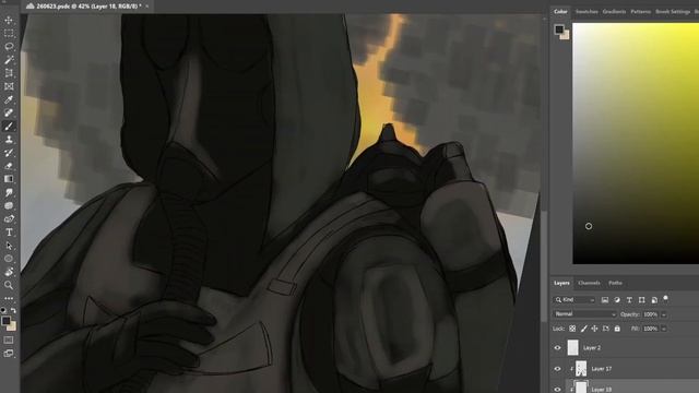 GETTING IN THE ZONE: STALKER 2 Fan art timelapse #art #digitalart #timelapse #STALKER смотреть онлайн
