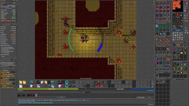 Tibia Bestiário - Fire Elemental [Rapid Respawn] смотреть онлайн