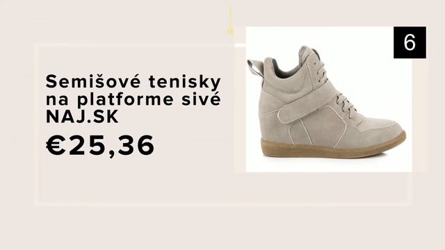 Platformove tenisky, dámske členkové tenisky - NAJ.SK смотреть онлайн