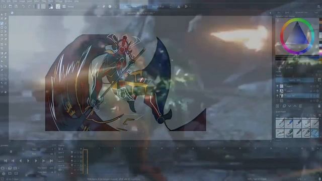 WARFRAME Speed-paint "GARA" смотреть онлайн