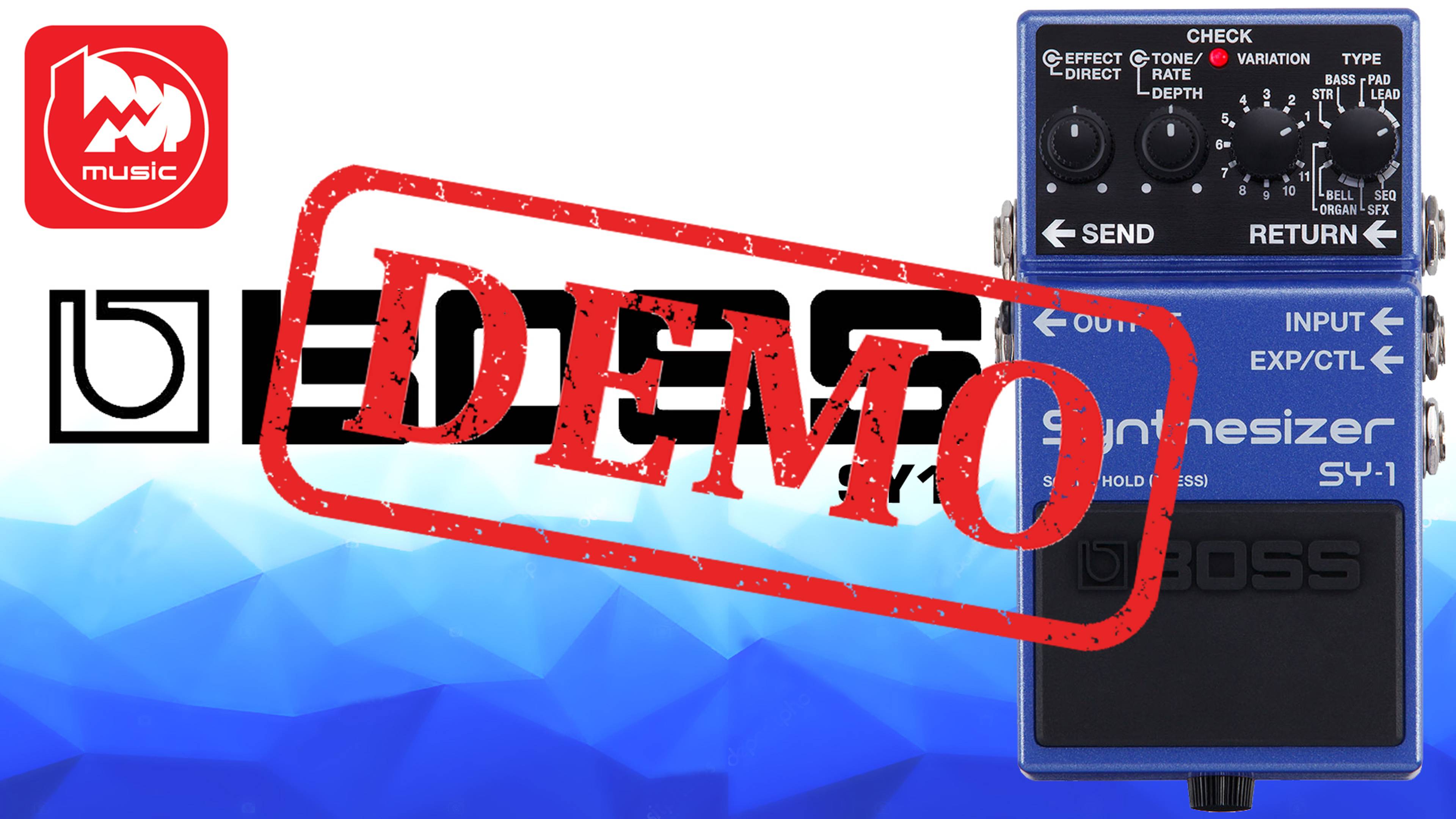 Гитарная педаль BOSS SY-1 - демонстрация звучания смотреть онлайн