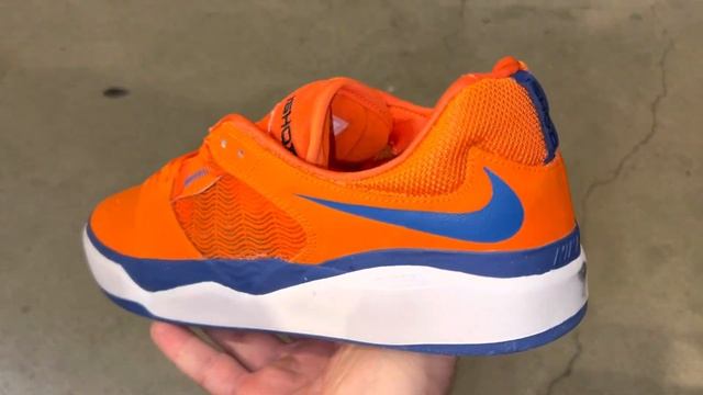 Nike SB Ishod Wair Orange Blue Jay Skate Shoes смотреть онлайн