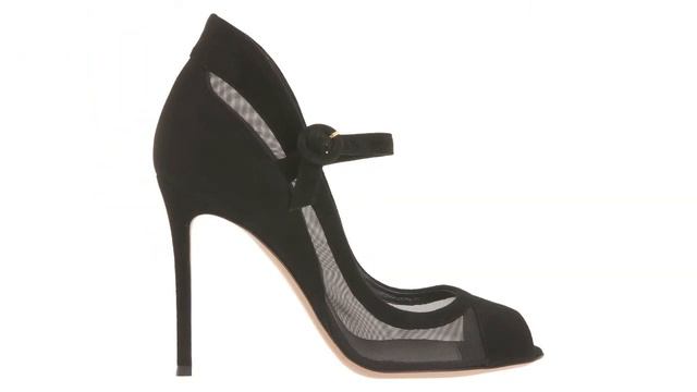 Gianvito Rossi High Back Mary Jane Pump смотреть онлайн