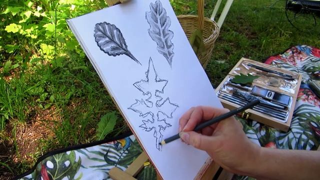 ASMR Sketching in My Grandmother's Garden смотреть онлайн