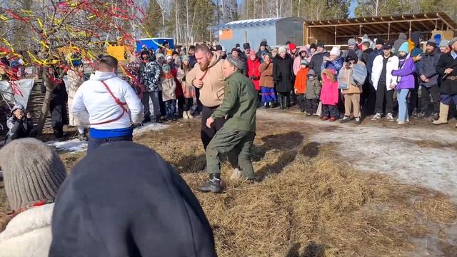 Масленица на Хутор Кречет. город Тюмень. Северный человек. смотреть онлайн
