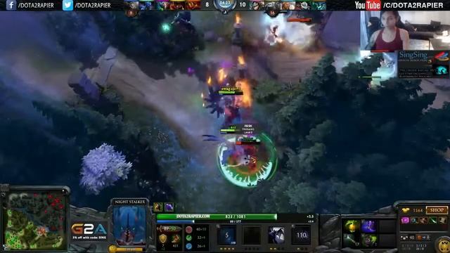 Gameplay of SingSing Dota 2 7000 MMR Night Stalker смотреть онлайн
