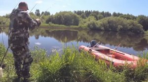 Летняя рыбалка на реке Большая Визинга