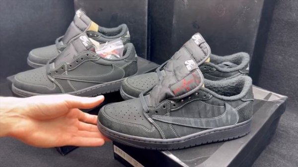 НЕ НАЙТИ ЛУЧШЕ! Обзор Nike Air Jordan 1 low Travis Scott Black Phantom за 25.000₽! Сравнение качест